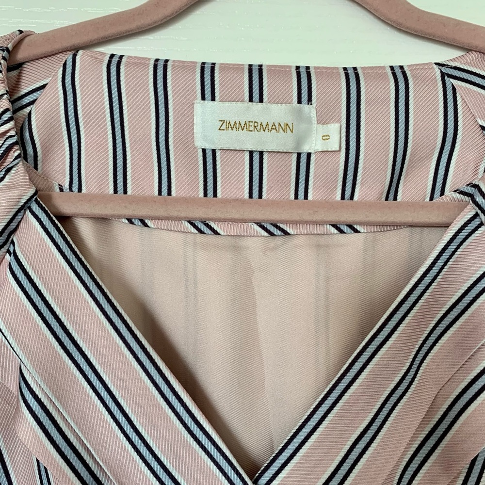 Zimmermann Silk Blend Wrap Blouse - Picture 7 of 11